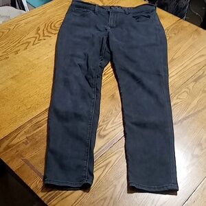 LUCKY BRAND Jeans Womens 10/30 BLACK BROOKE LEGGING Preowned Denim Casual Work